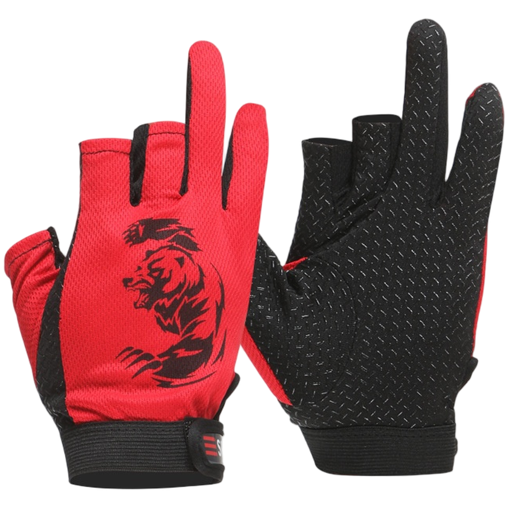 Fishing Gloves 3 Fingers Cut G - Outdoor Sport Gloves 리뷰 및 가격