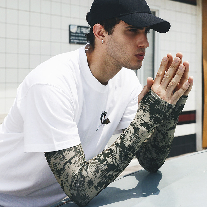 Uv Solar Arm Sleeve Men Summer - Outdoor Sport Gloves 리뷰 및 가격