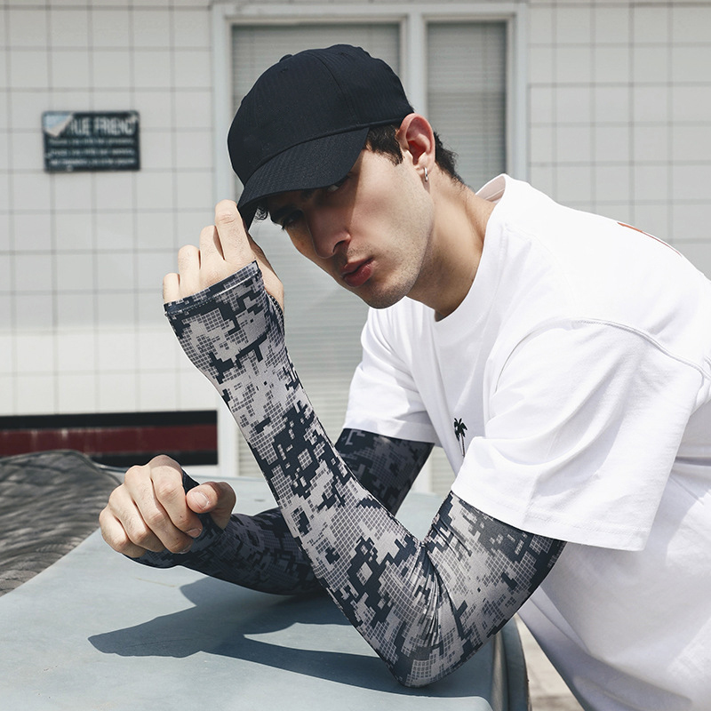 Uv Solar Arm Sleeve Men Summer - Outdoor Sport Gloves 리뷰 및 가격