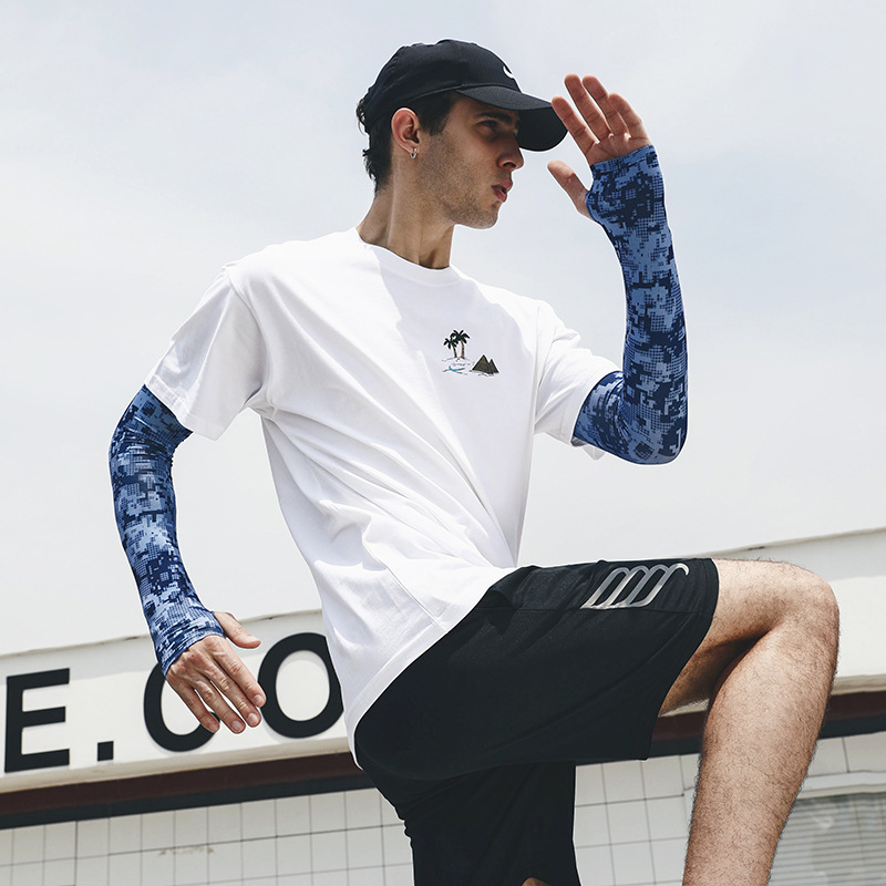 Uv Solar Arm Sleeve Men Summer - Outdoor Sport Gloves 리뷰 및 가격