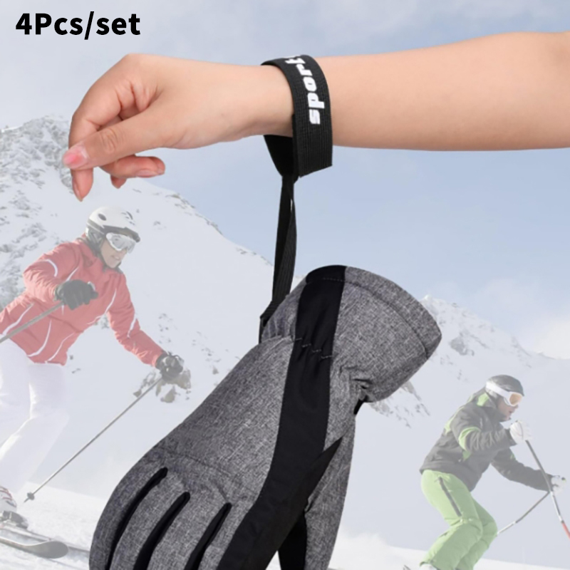 4Pcs Ski Glove Wrist Strap Glo - Outdoor Sport Gloves 리뷰 및 가격