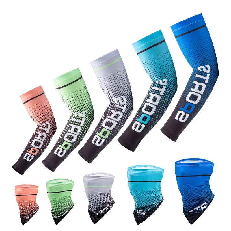 2Pcs Set Sun UV Protection Lon - Outdoor Sport Gloves 리뷰 및 가격