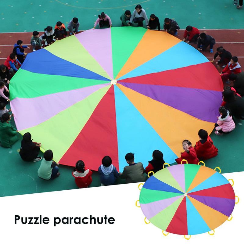 Rainbow Parachute For Kids Spo - Outdoor Sports Umbrella 리뷰 및 가격