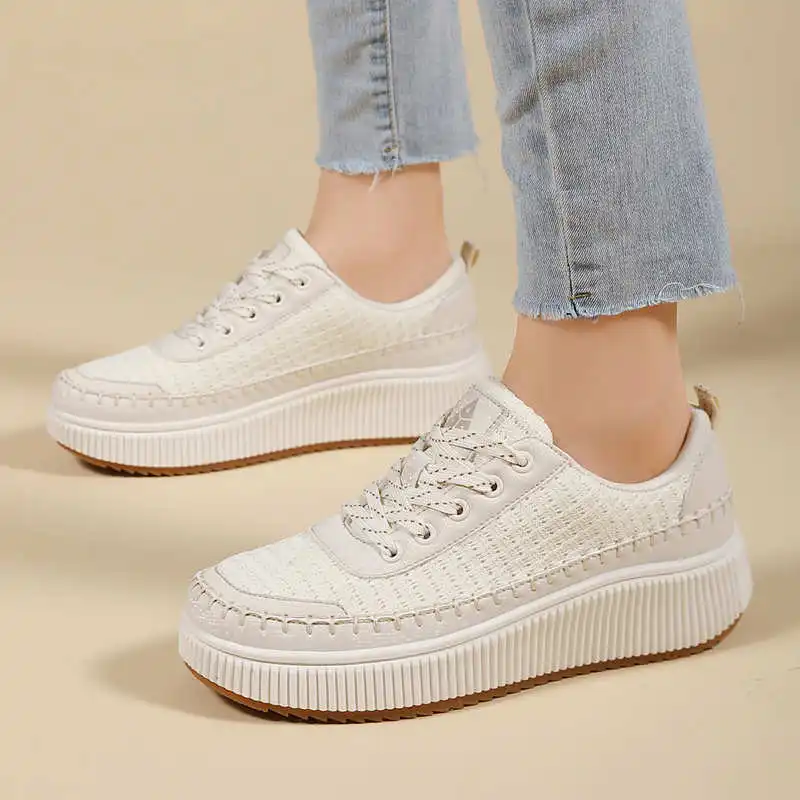 Brown Shoes Woman Flats Autumn - Outdoor Sport Use Class 리뷰 및 가격
