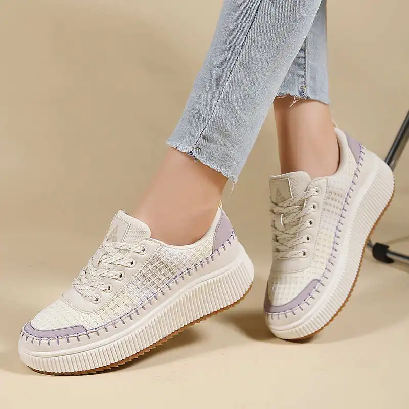 Brown Shoes Woman Flats Autumn - Outdoor Sport Use Class 리뷰 및 가격