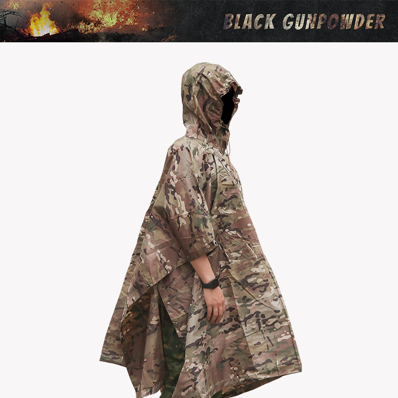 Blue Camouflage Raincoat BG Mu - Outdoor Und Sport 리뷰 및 가격