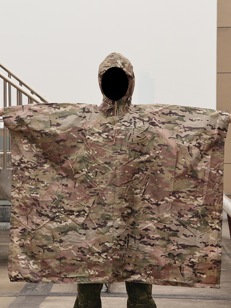 Blue Camouflage Raincoat BG Mu - Outdoor Und Sport 리뷰 및 가격