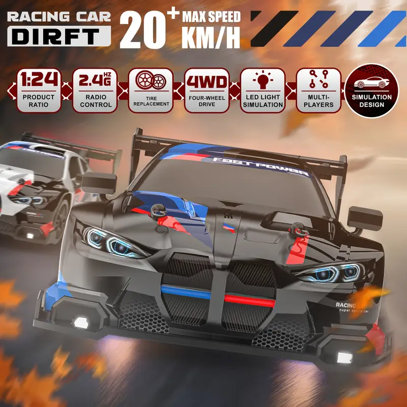 New 4WD 1:24 Scale RC Drift Ca - Outdoor Sport An 리뷰 및 가격