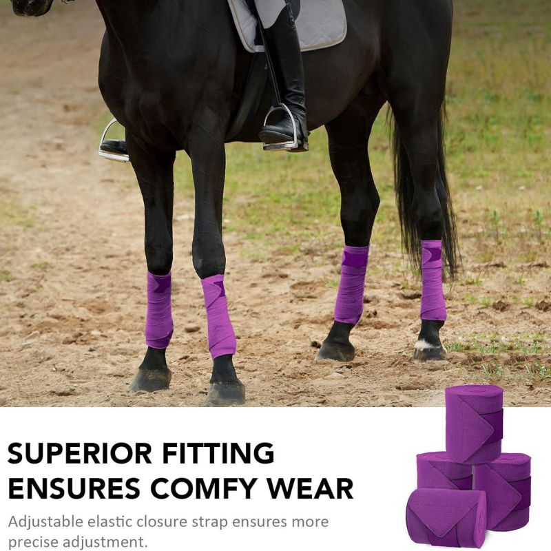 Horse Polo Leg Wraps Soft Flee - Polo Wraps Fleece 리뷰 및 가격