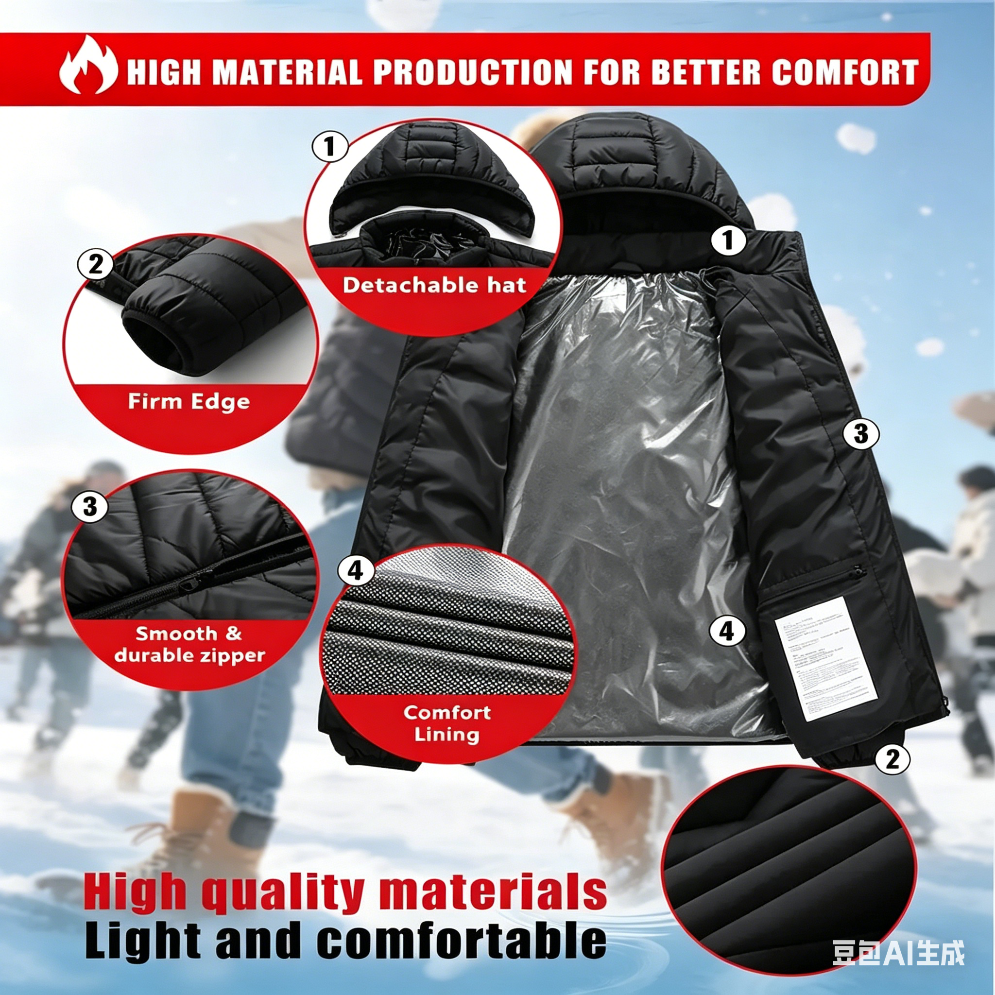 23 Areas Heating Jacket, Polye - Outdoor Sport Winter Jacket 리뷰 및 가격
