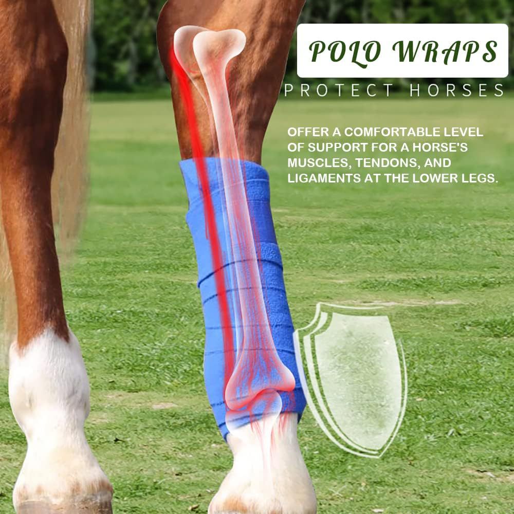 4 Pack Horse Polo Wraps Upgrad - Polo Wraps Fleece 리뷰 및 가격